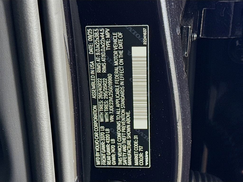 New 2025 Volvo EX90 Ultra w/ Protection Package Premier image 33