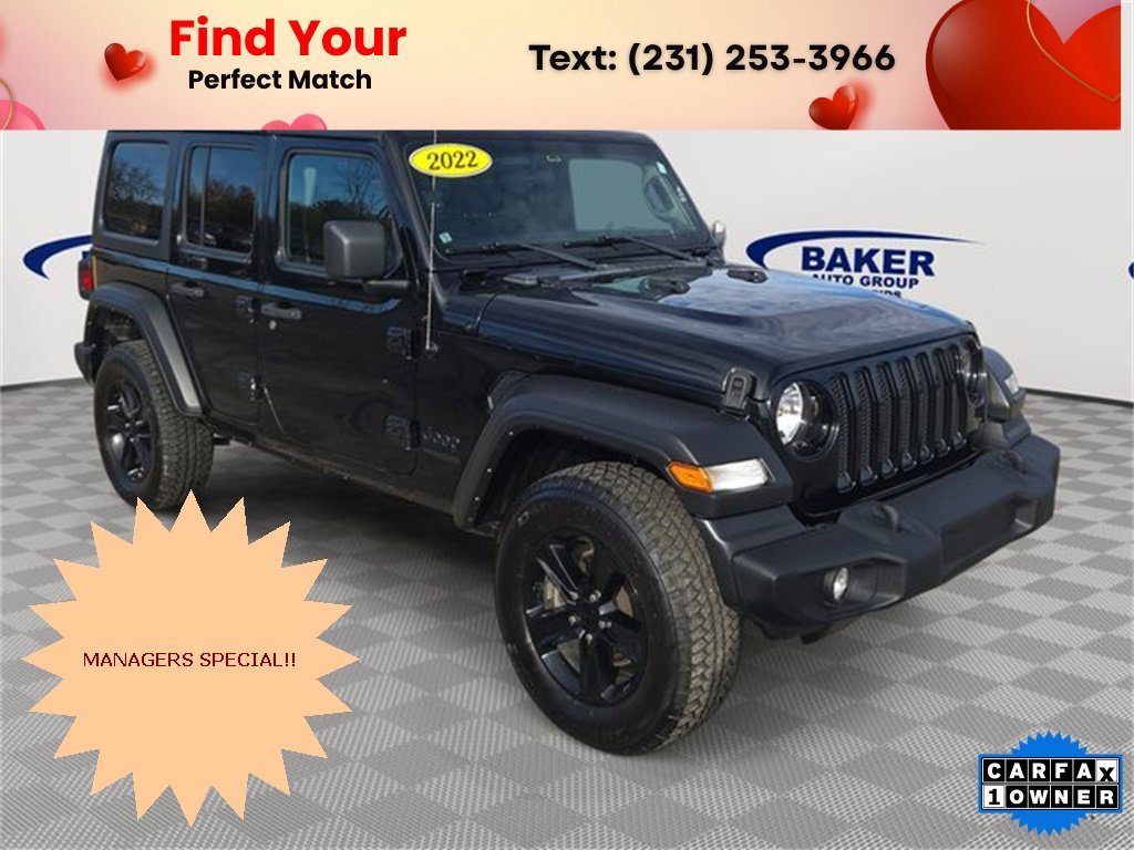 Used 2022 Jeep Wrangler Unlimited Sport image 1