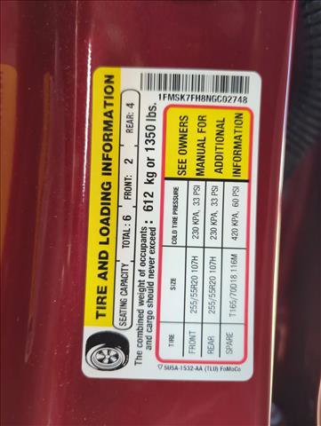 Used 2022 Ford Explorer Limited w/ Limited Technology Package image 24