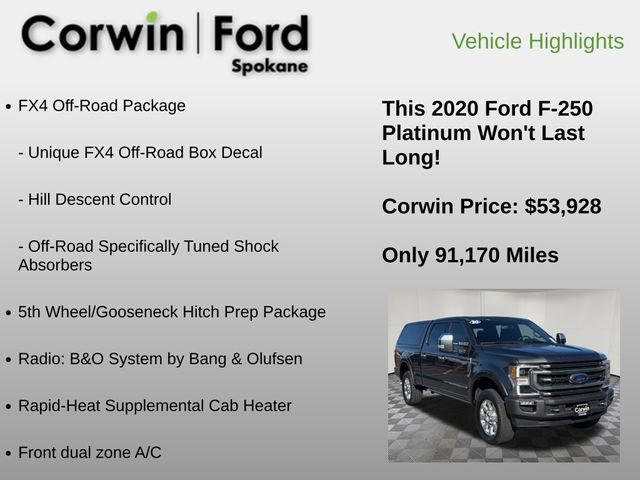 Used 2020 Ford F250 Platinum image 6