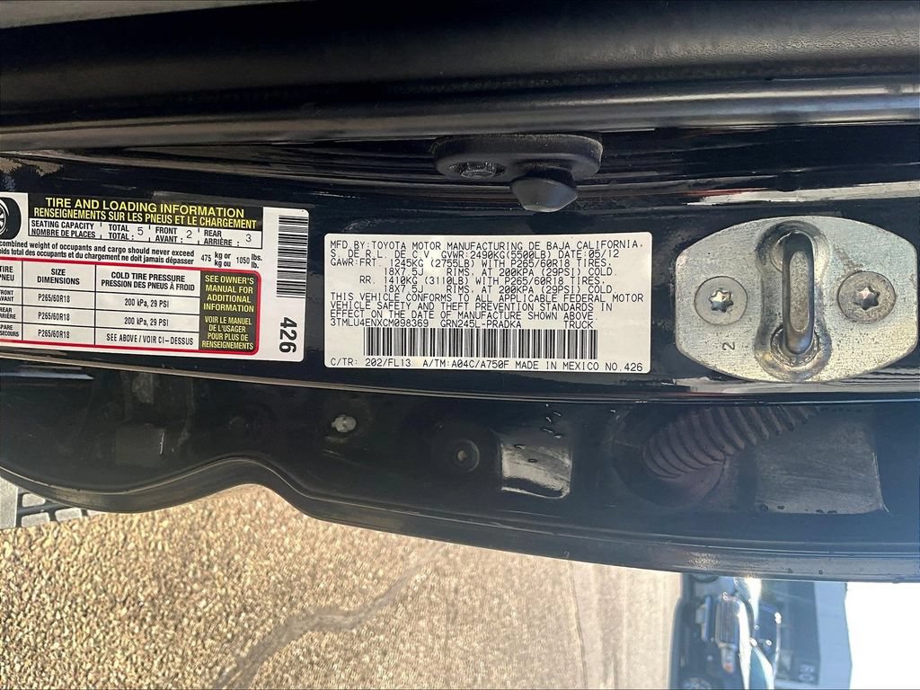 Used 2012 Toyota Tacoma 4x4 Double Cab w/ TRD Sport Upgrade Pkg image 22