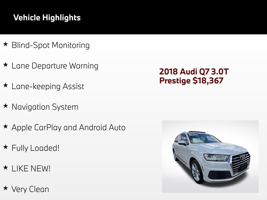 Used 2018 Audi Q7 3.0T AWD/4WD image 4