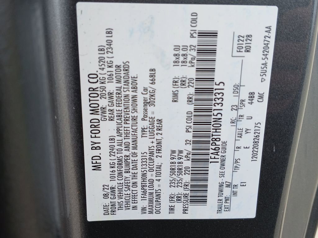 Used 2022 Ford Mustang Premium image 33