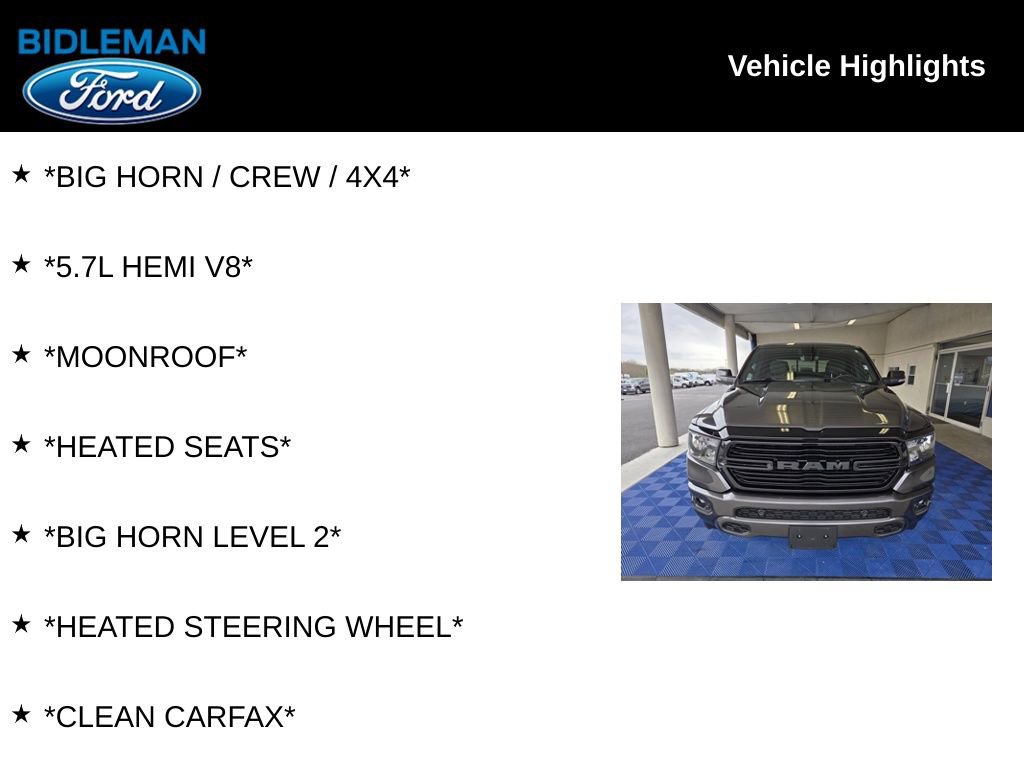 Used 2020 RAM 1500 Big Horn AWD/4WD image 10