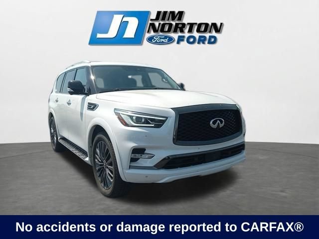 Used 2021 INFINITI QX80 Premium Select w/ Cargo Package RWD image 1