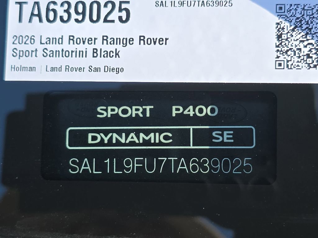 New 2026 Land Rover Range Rover Sport Dynamic SE AWD/4WD image 37