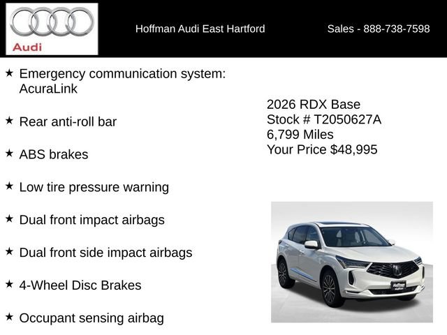 Used 2026 Acura RDX w/ Advance Package AWD/4WD image 24