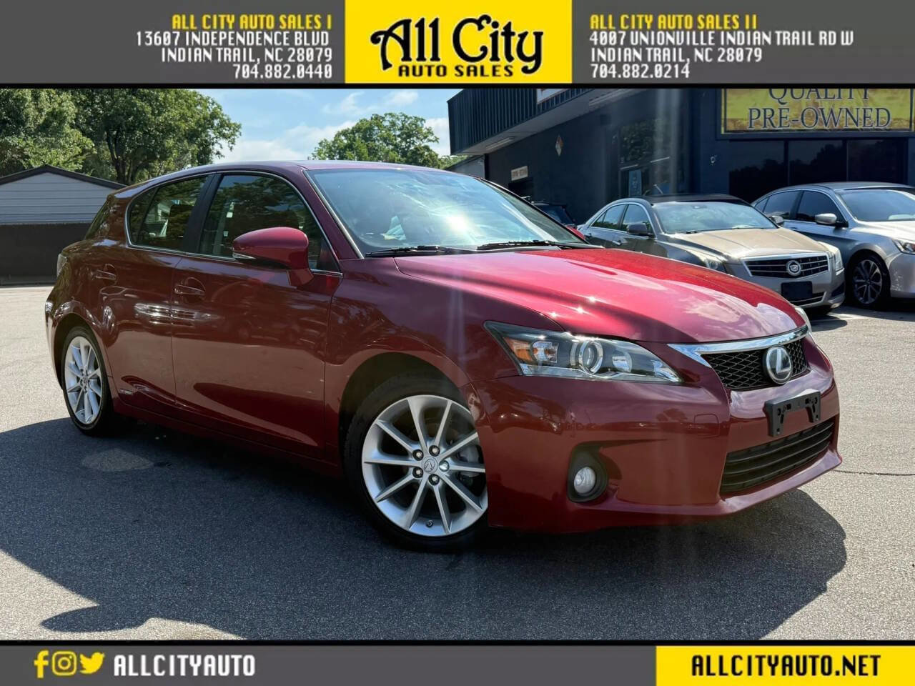 Used 2012 Lexus CT 200h Premium FWD image 1