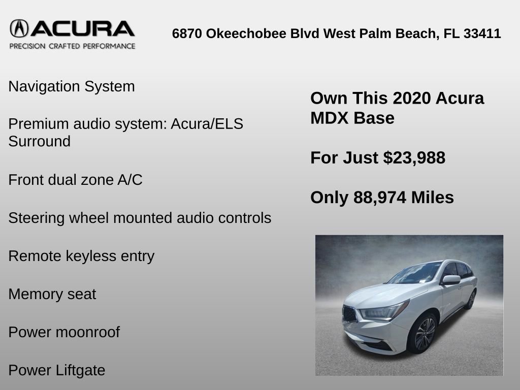 Used 2020 Acura MDX FWD w/ Technology Package image 6