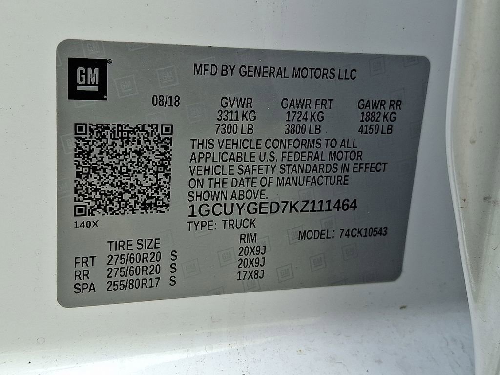 Used 2019 Chevrolet Silverado 1500 LTZ w/ LTZ Plus Package image 21