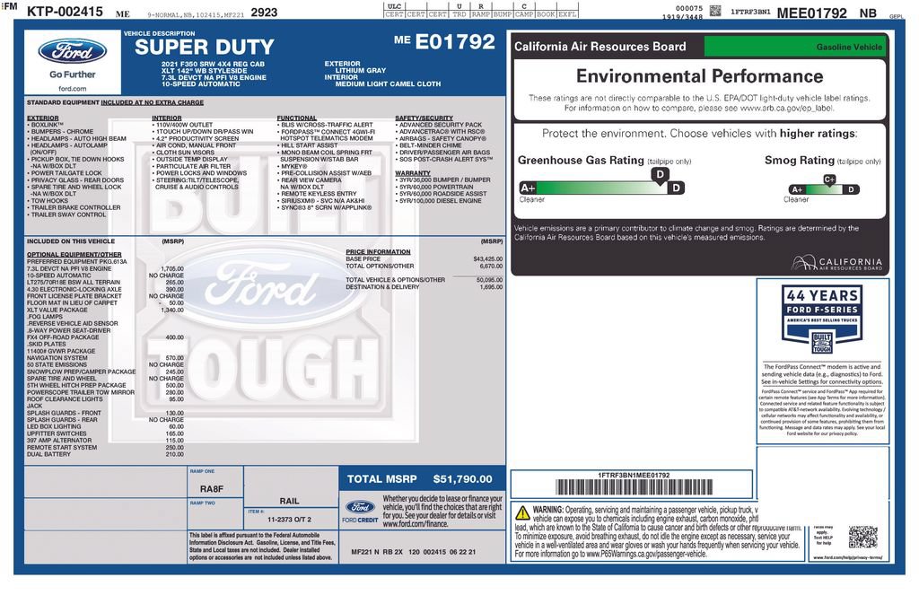 Used 2021 Ford F350 XLT w/ XLT Value Package AWD/4WD image 34