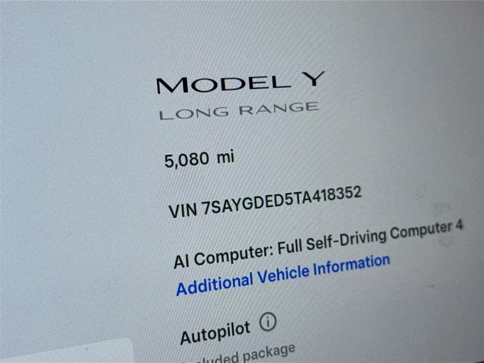 Used 2026 Tesla Model Y 2WD image 4