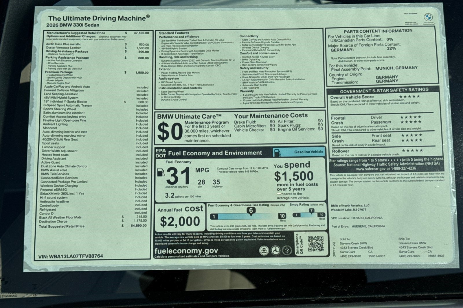 Used 2026 BMW 330i Sedan RWD image 29