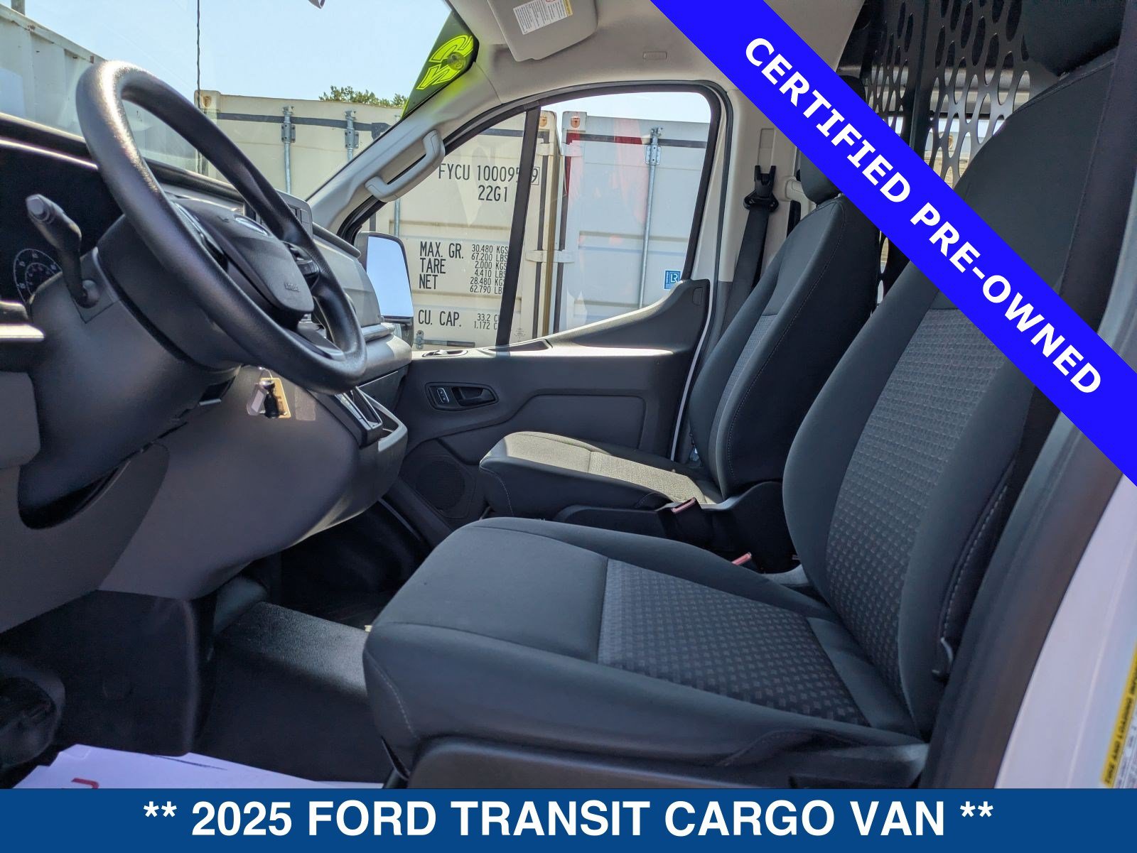 Certified 2025 Ford Transit 250 Low Roof w/ Exterior Upgrade Package RWD image 25