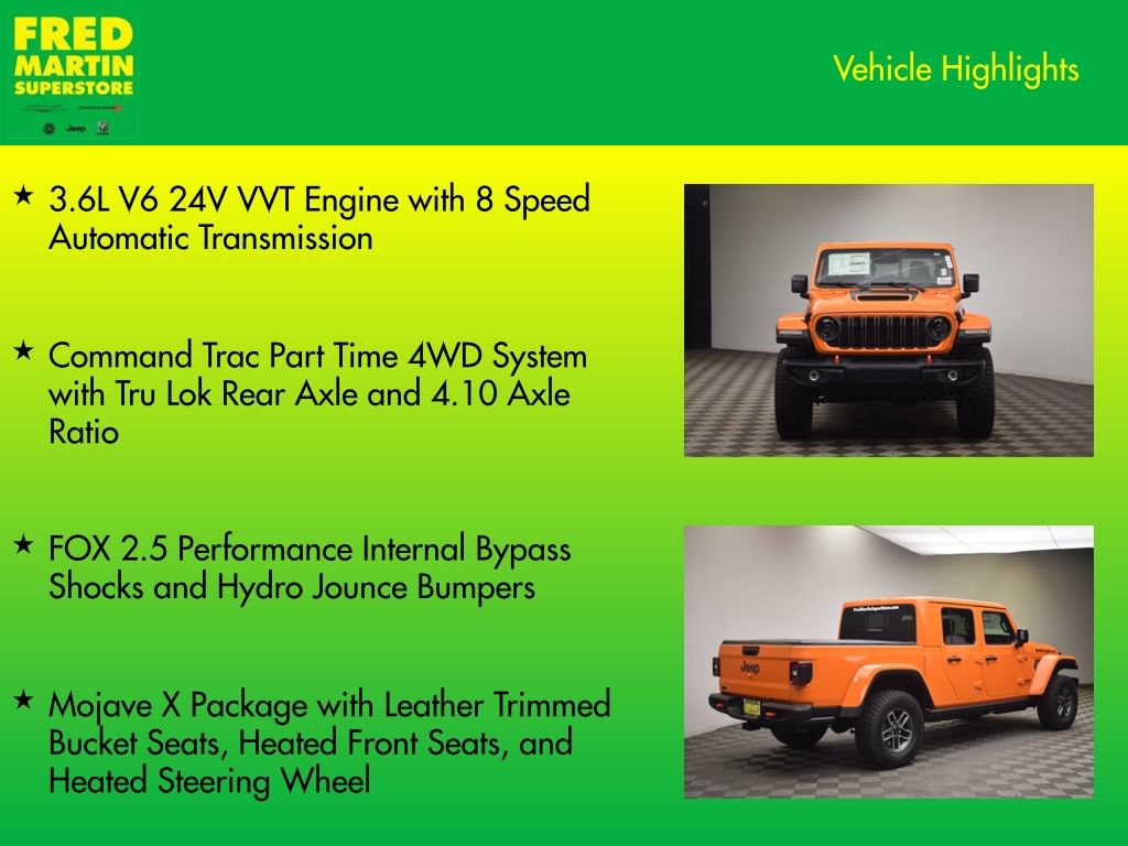 New 2026 Jeep Gladiator Mojave AWD/4WD image 8