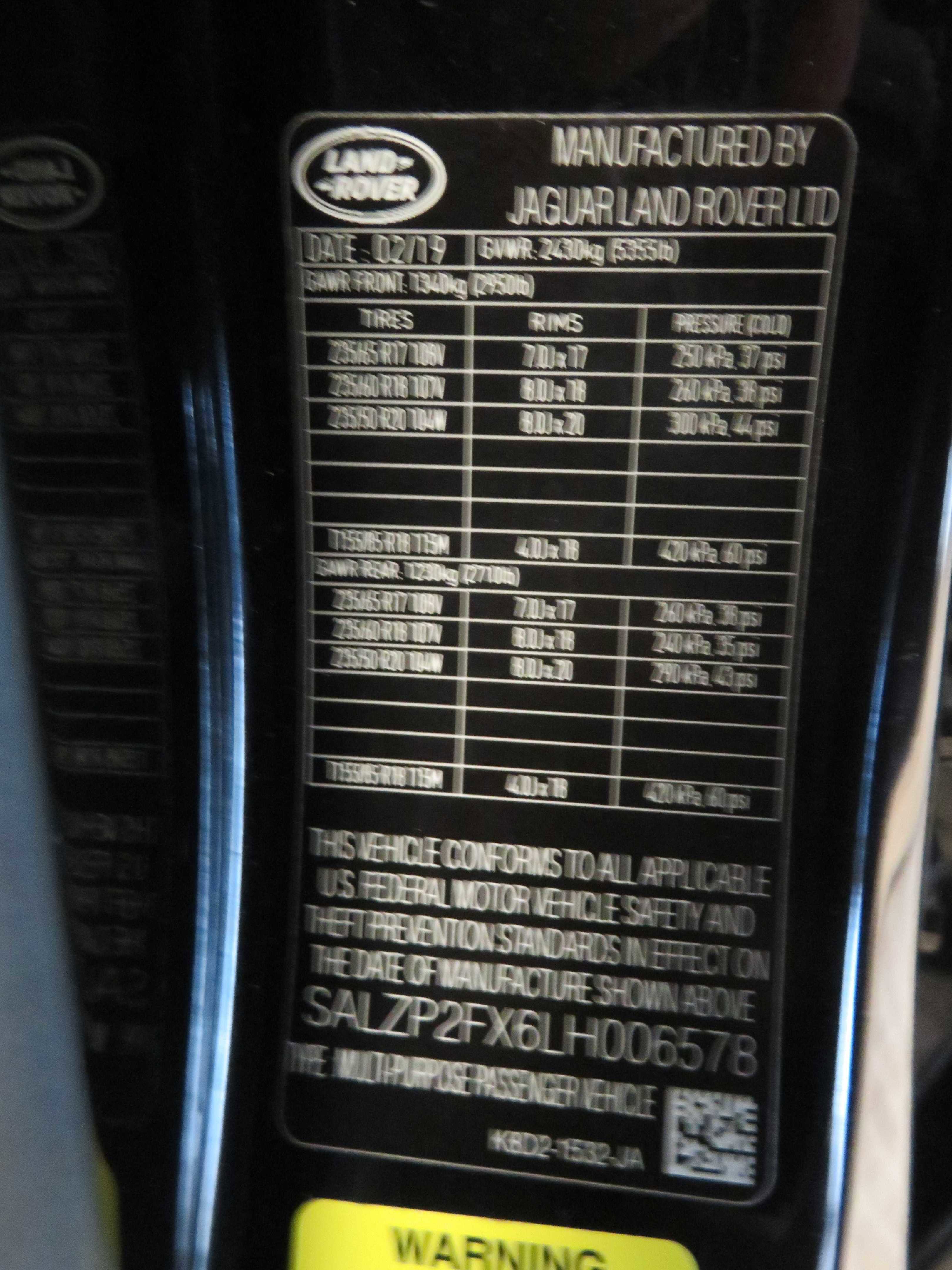 Used 2020 Land Rover Range Rover Evoque SE image 71