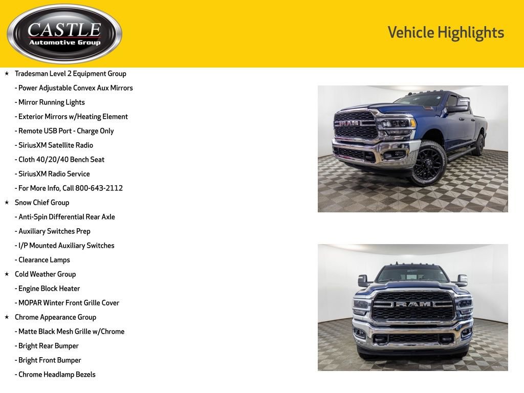 Used 2024 RAM 2500 Tradesman w/ Chrome Appearance Group AWD/4WD image 8