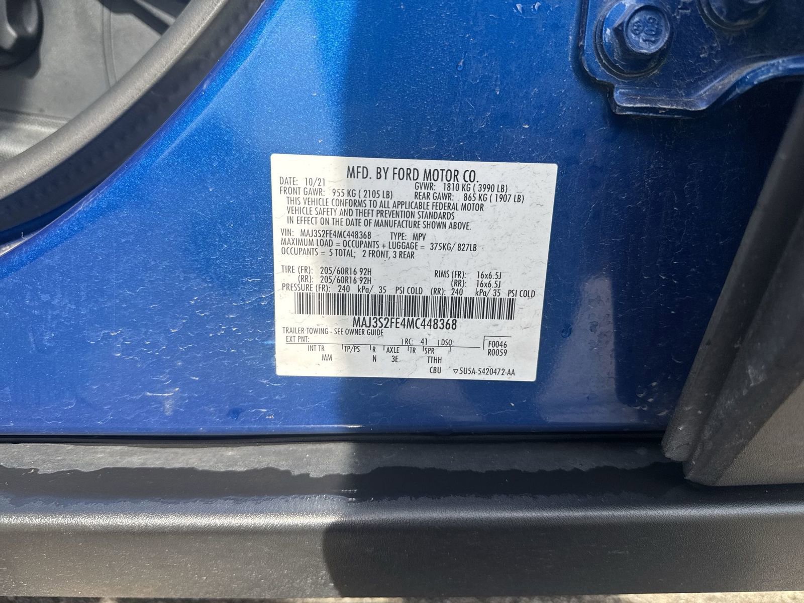 Used 2021 Ford EcoSport S FWD image 33