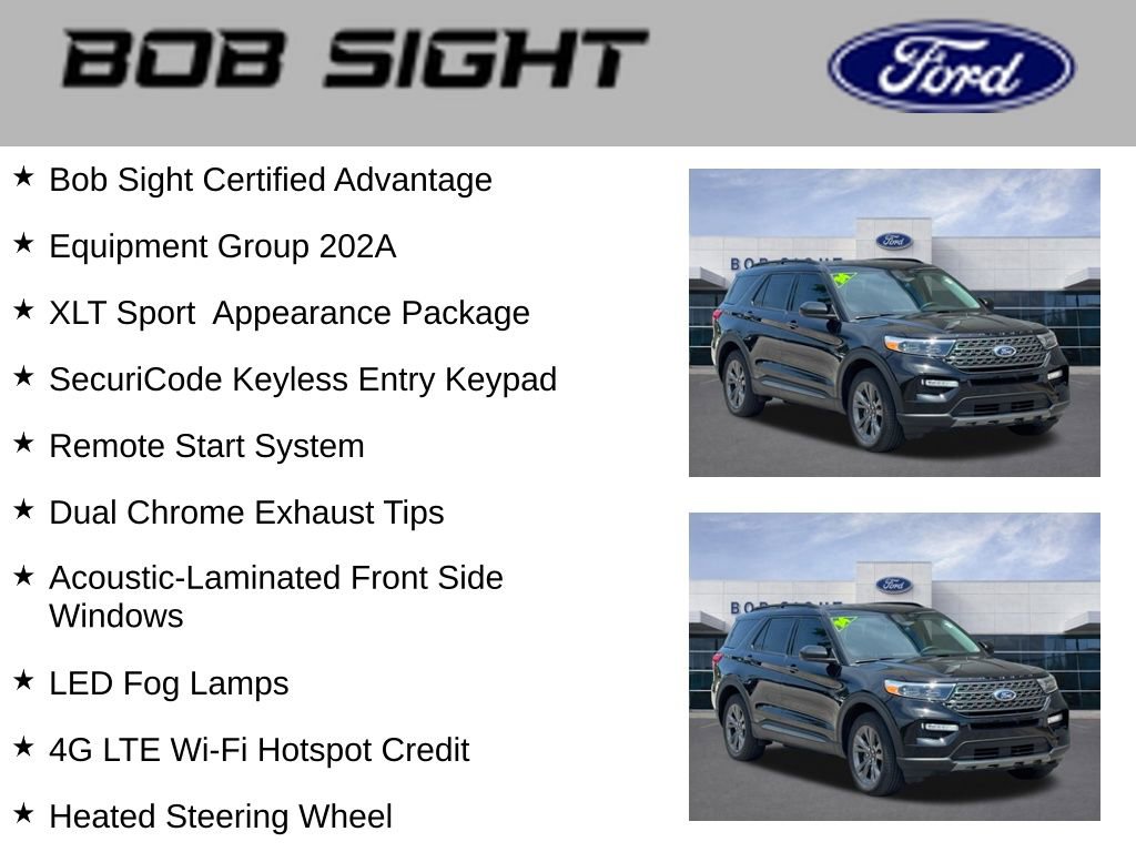 Used 2024 Ford Explorer XLT w/ Equipment Group 202A AWD/4WD image 3