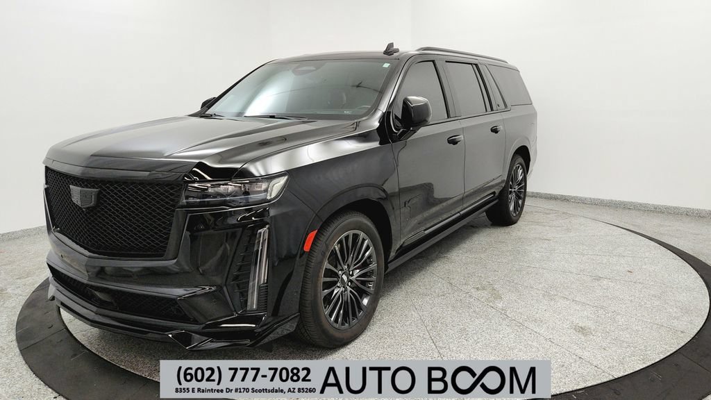 Used 2023 Cadillac Escalade ESV V w/ Heavy-Duty Trailer Package AWD/4WD image 1