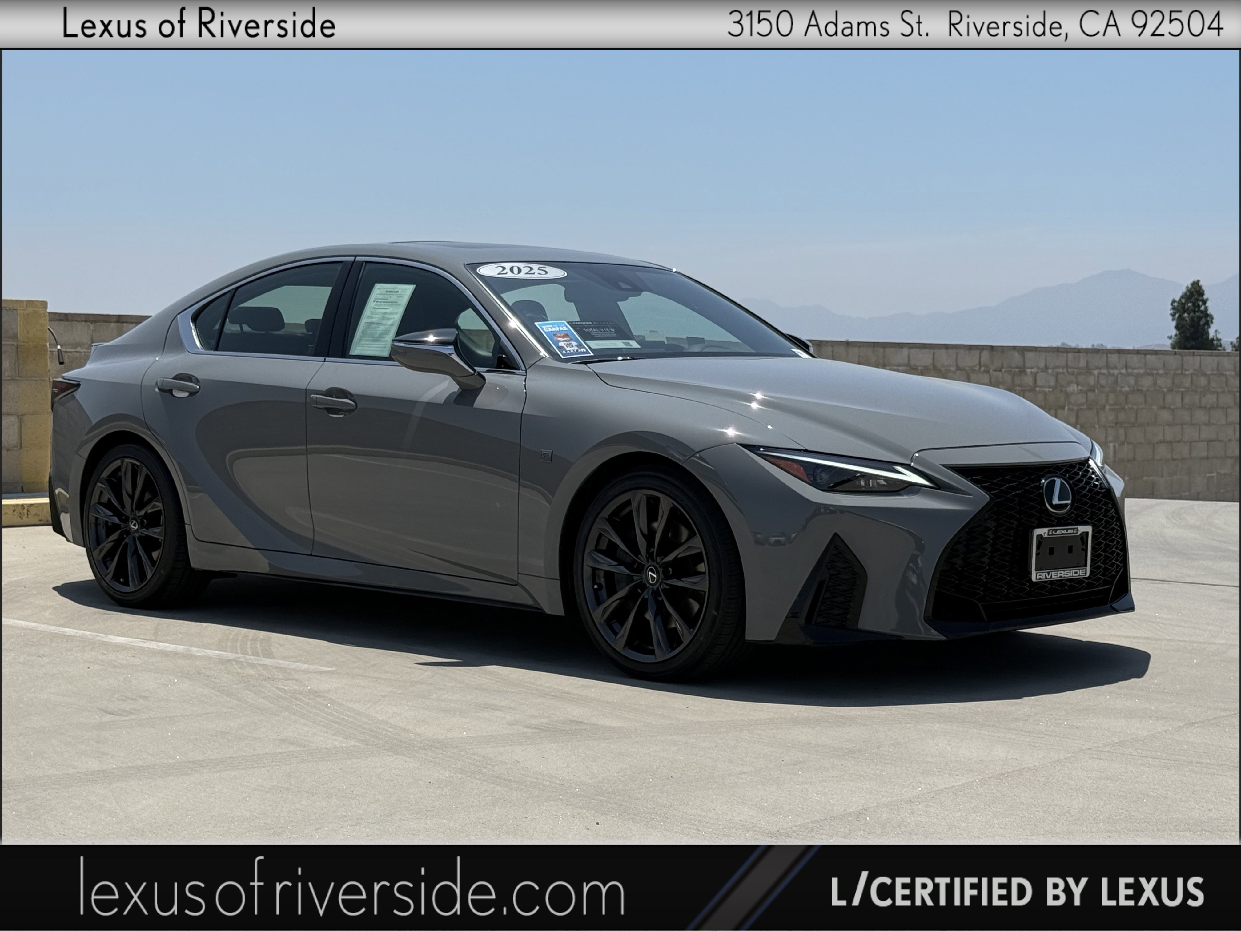 Certified 2025 Lexus IS 350 F Sport