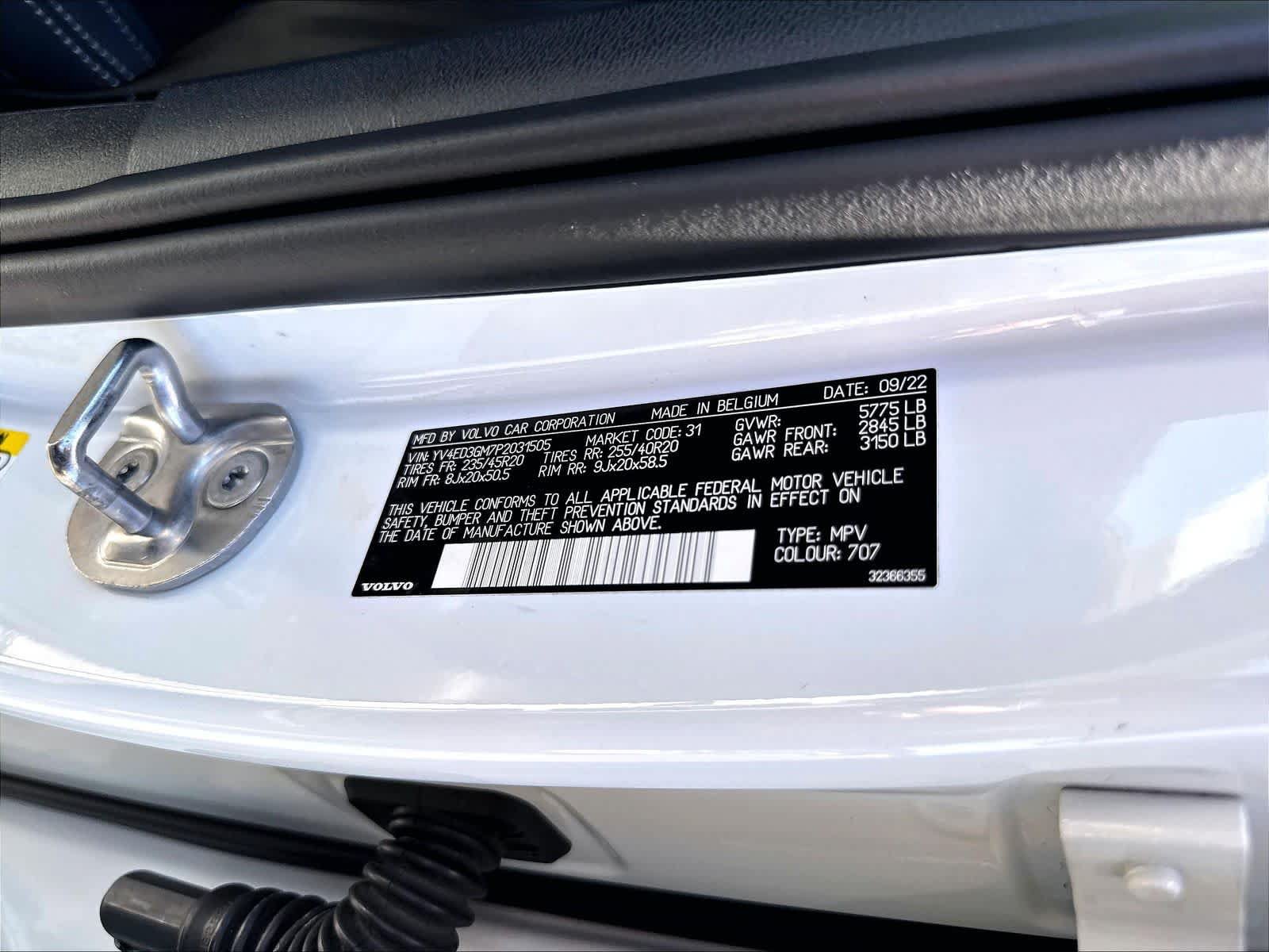 Used 2023 Volvo C40 P8 Recharge Ultimate AWD/4WD image 35