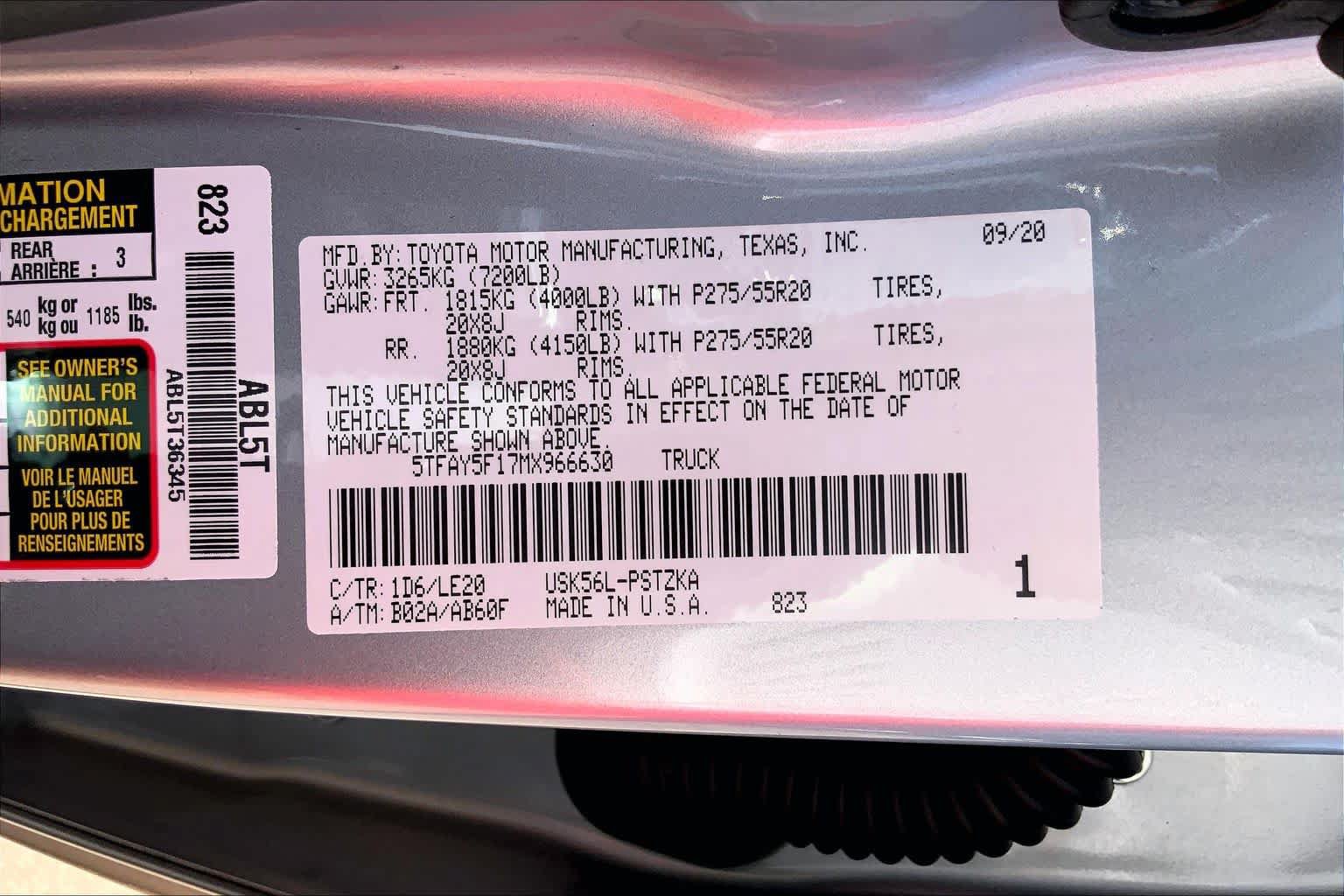 Used 2021 Toyota Tundra Platinum AWD/4WD image 33