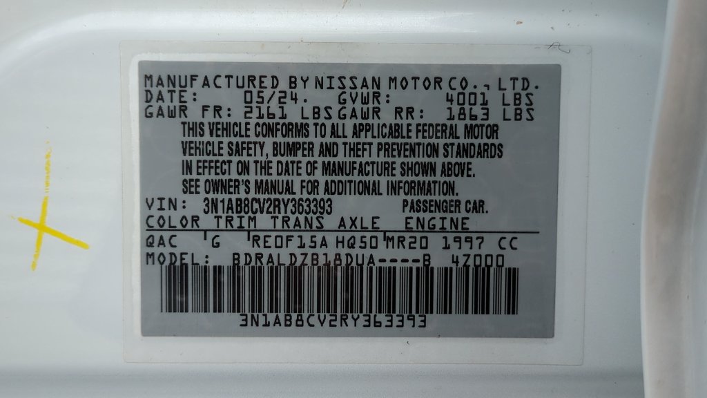 Certified 2024 Nissan Sentra SV FWD image 21