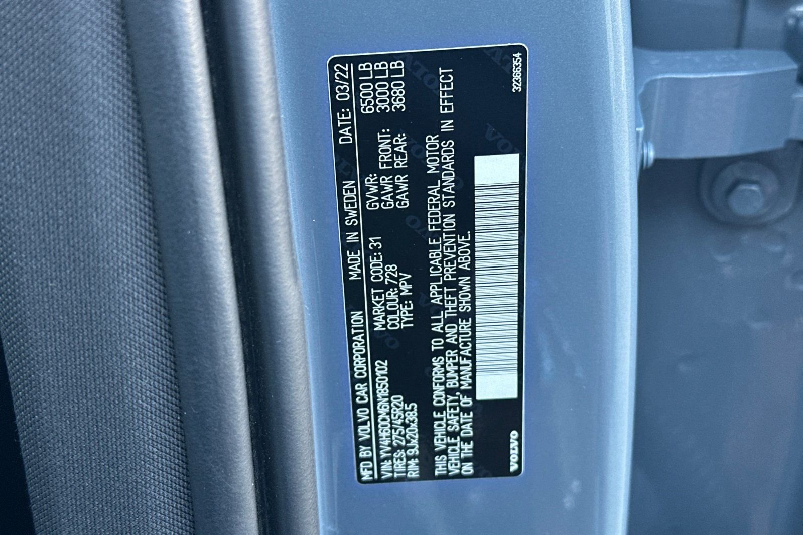 Used 2022 Volvo XC90 T8 R-Design image 29