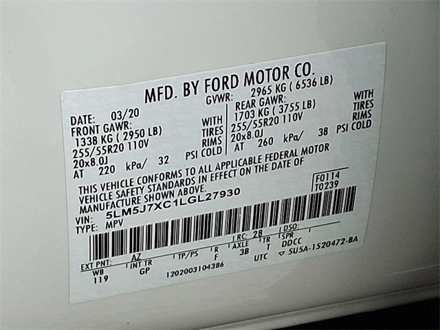 Used 2020 Lincoln Aviator Reserve w/ Equipment Group 201A AWD/4WD image 27