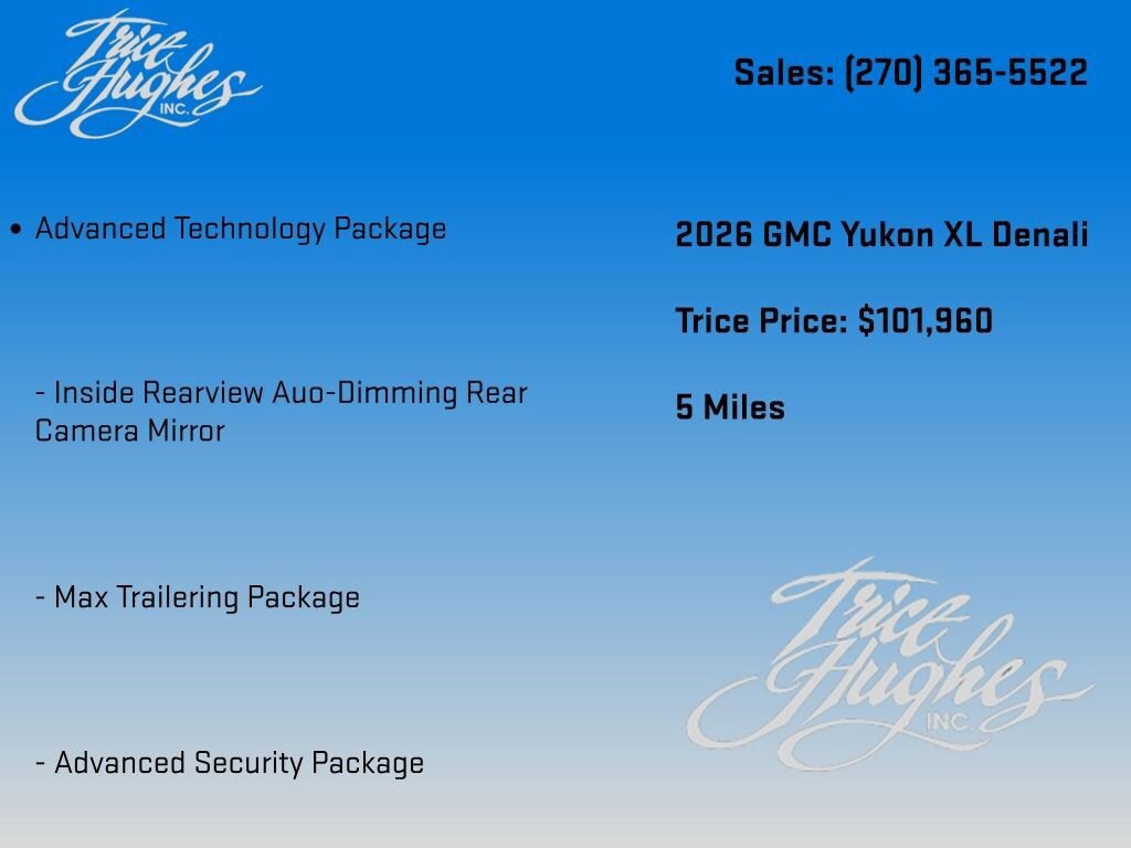 New 2026 GMC Yukon XL Denali AWD/4WD image 3