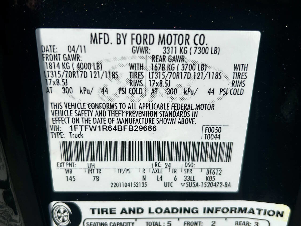 Used 2011 Ford F150 Raptor w/ Raptor Luxury Pkg image 35