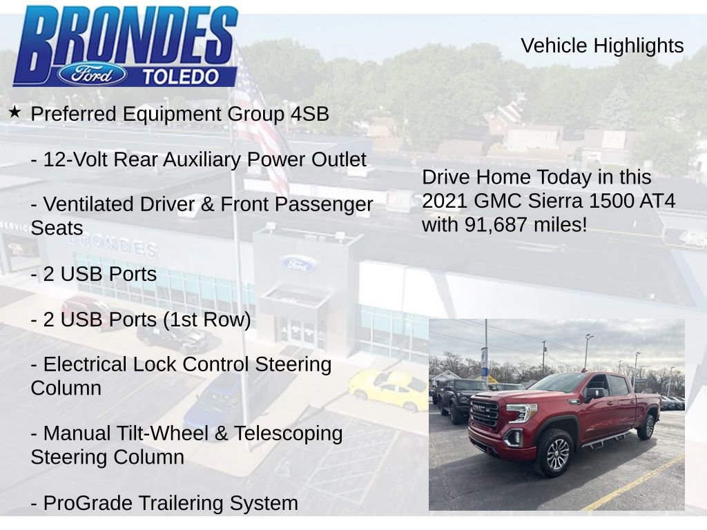 Used 2021 GMC Sierra 1500 AT4 image 21