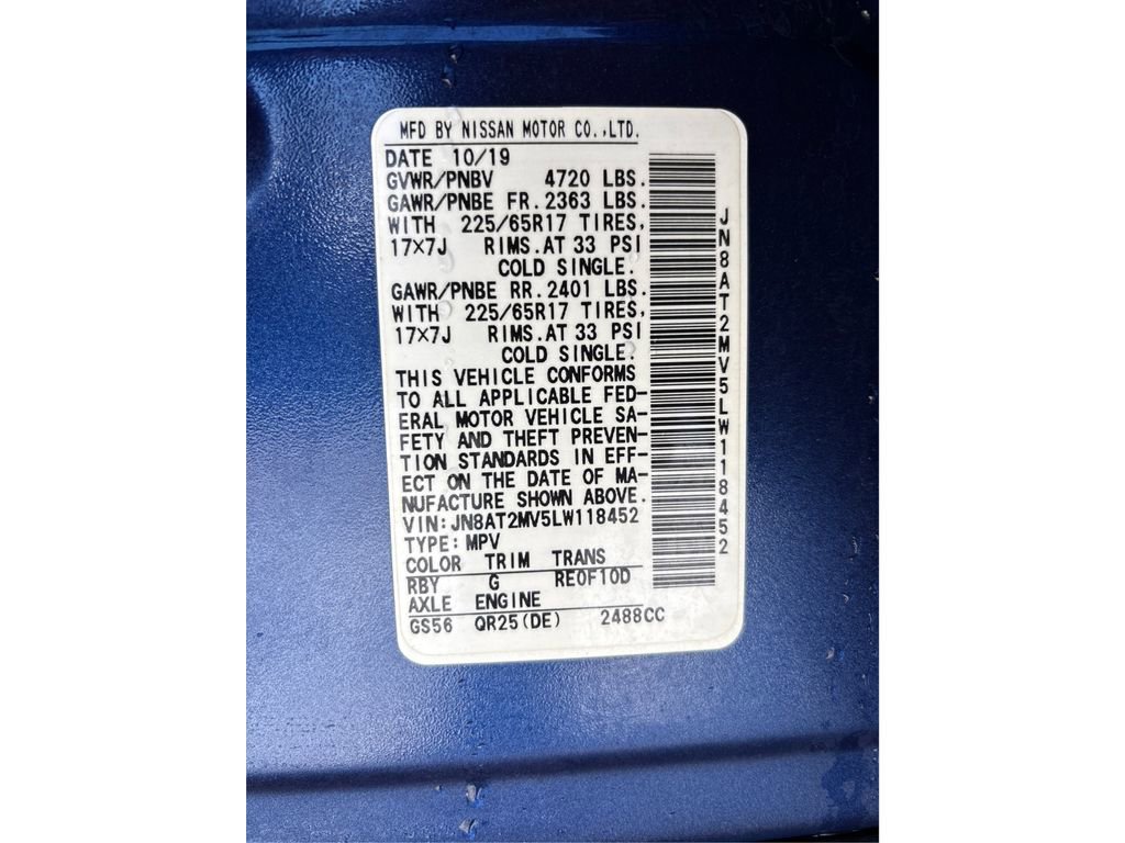 Used 2020 Nissan Rogue SV image 17