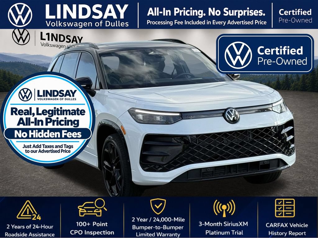 Certified 2025 Volkswagen Tiguan SE R-Line AWD/4WD image 1