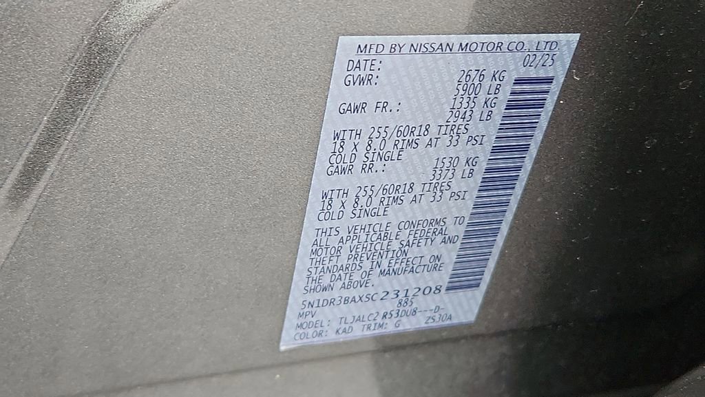 Used 2025 Nissan Pathfinder SV image 28
