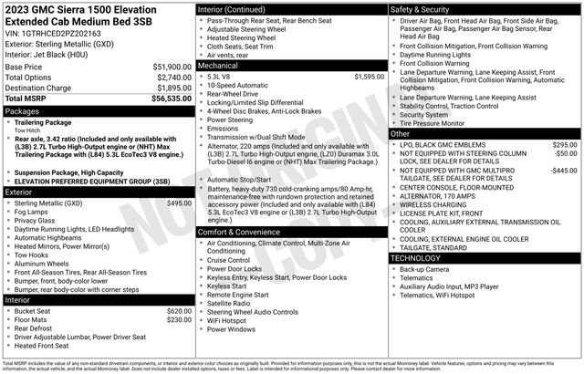 Certified 2023 GMC Sierra 1500 Elevation image 10