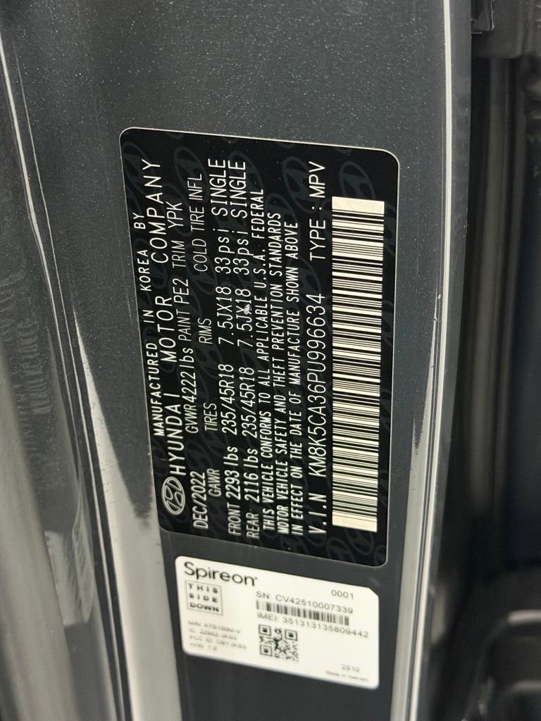 Certified 2023 Hyundai Kona Limited w/ Cargo Package image 29