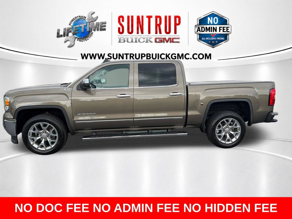 Used 2015 GMC Sierra 1500 SLT w/ SLT Crew Cab Value Package AWD/4WD image 2