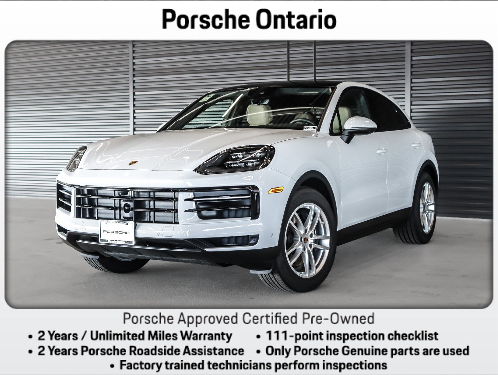 Certified 2025 Porsche Cayenne Coupe