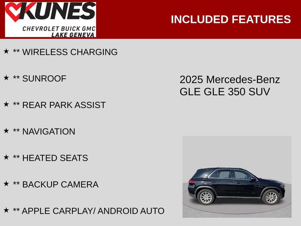 Used 2025 Mercedes-Benz GLE 350 4MATIC image 2