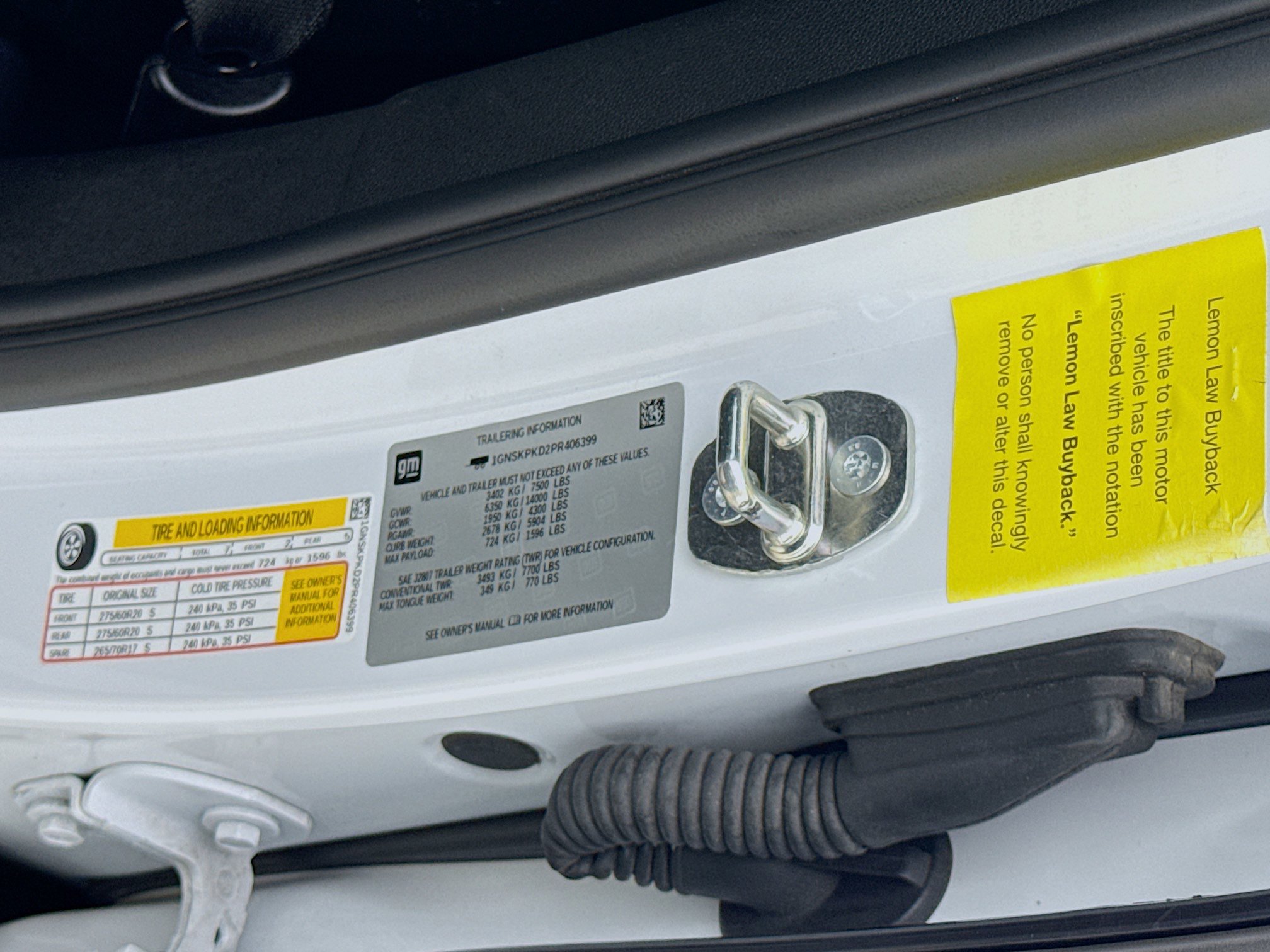 Used 2023 Chevrolet Tahoe Z71 w/ Luxury Package AWD/4WD image 36