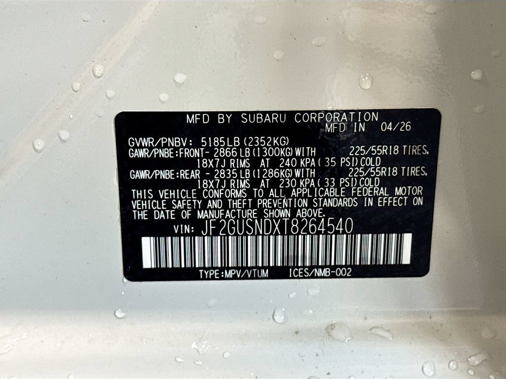 New 2026 Subaru Crosstrek 2.5i Limited AWD/4WD image 30