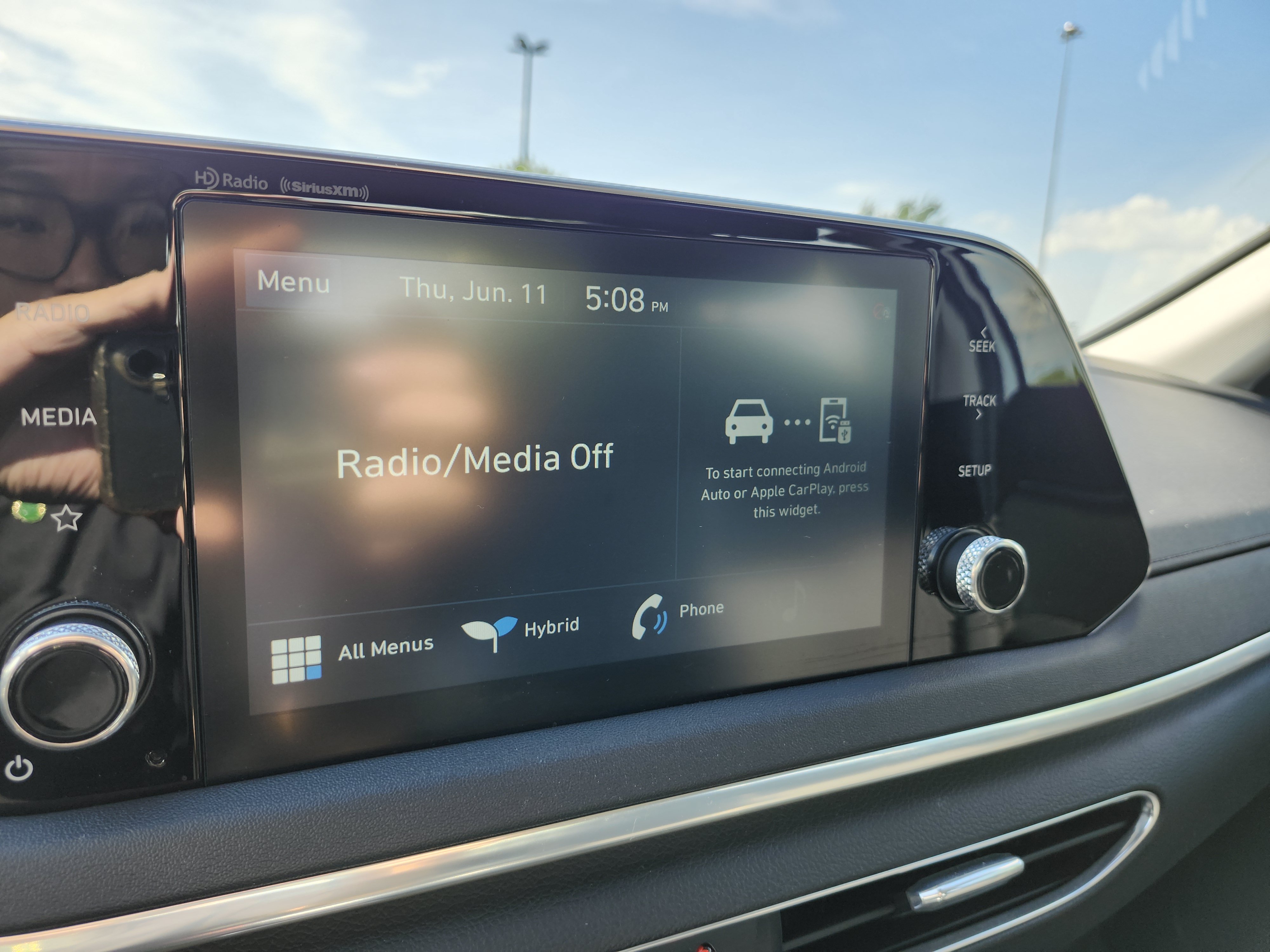 Used 2021 Hyundai Sonata Blue FWD image 4