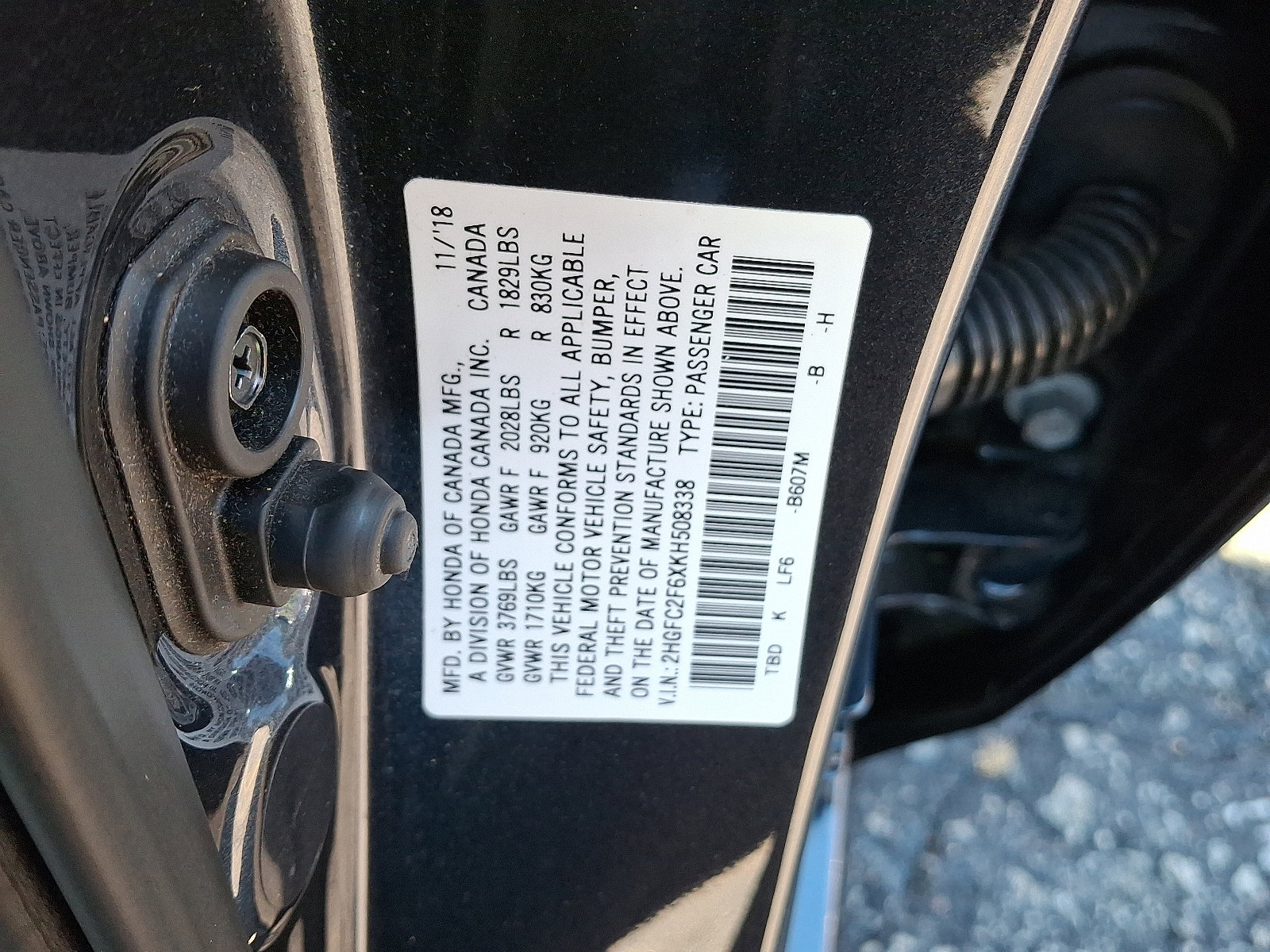 Certified 2019 Honda Civic LX image 27