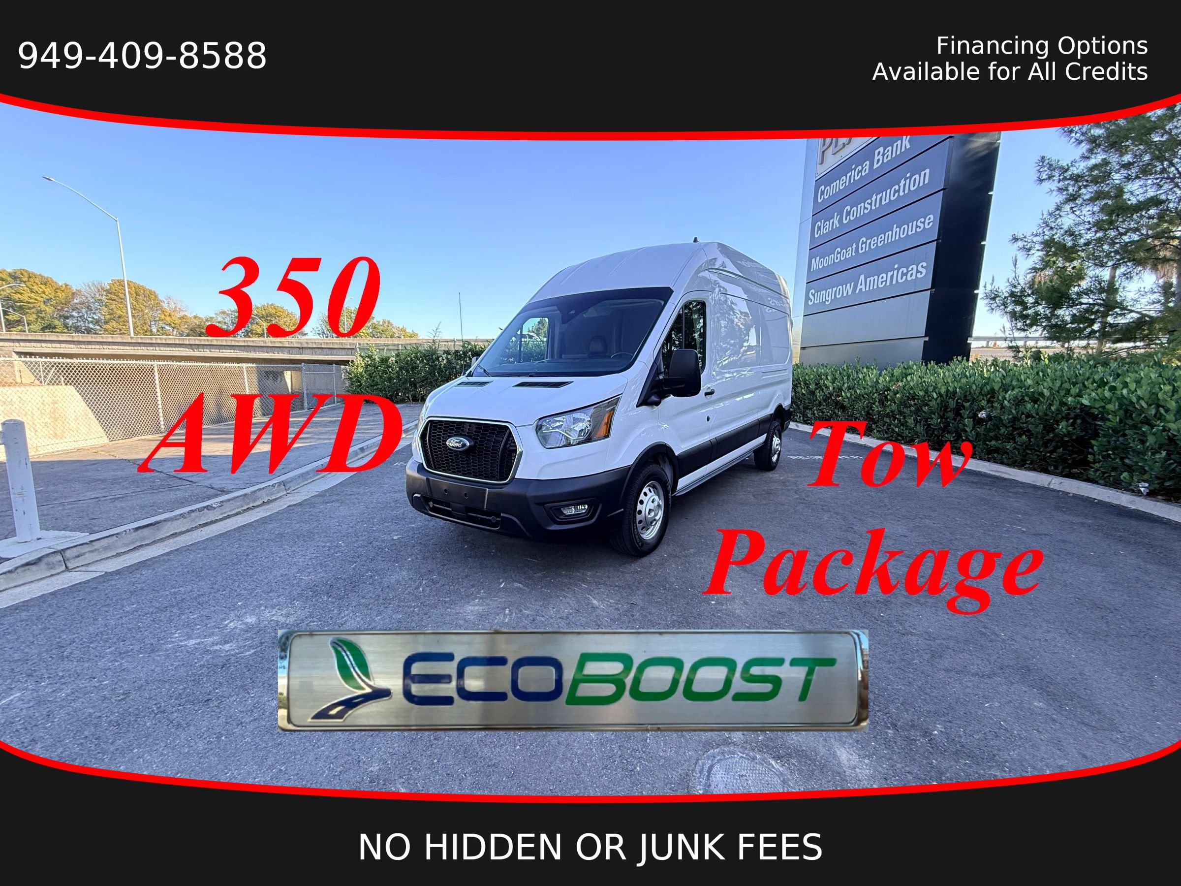Used 2024 Ford Transit 350 148 High Roof AWD w/ Exterior Upgrade Package