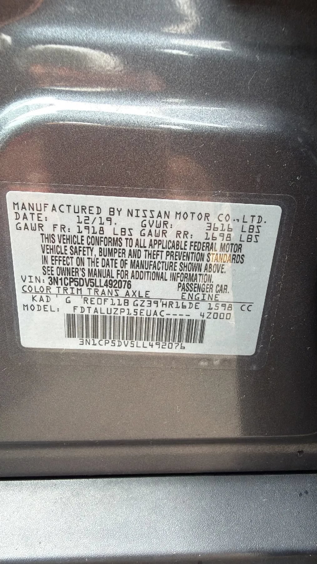 Used 2020 Nissan Kicks SR w/ SR Premium Package FWD image 31
