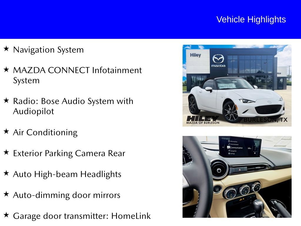 New 2026 MAZDA MX-5 Miata Grand Touring image 9