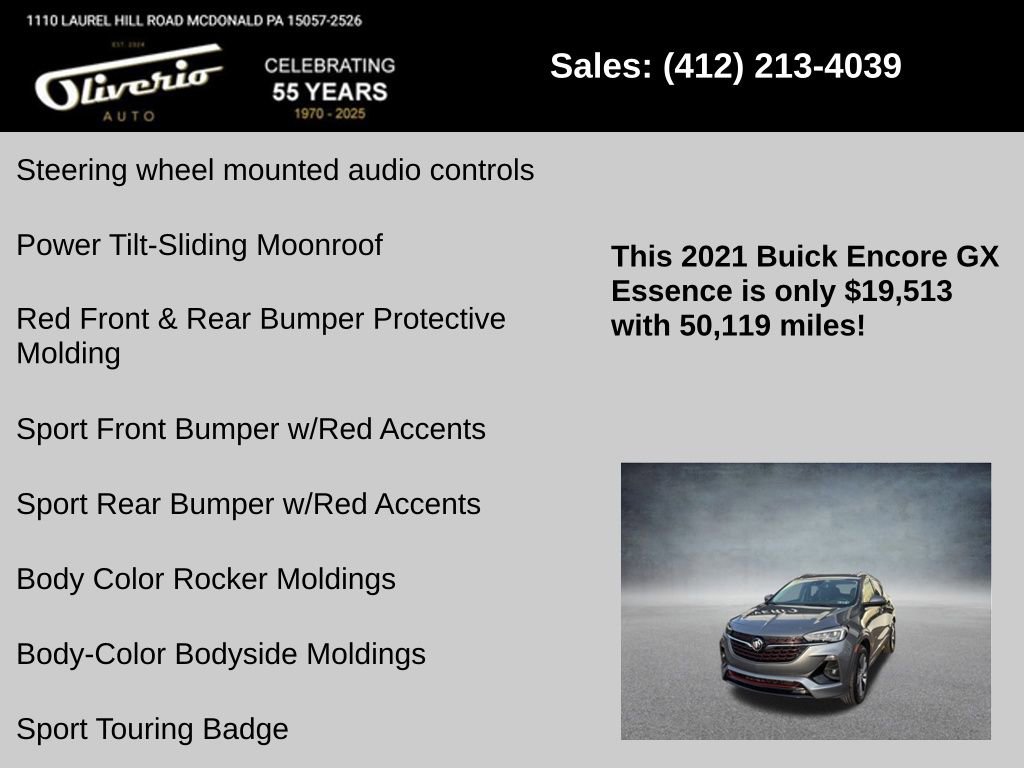 Used 2021 Buick Encore GX Essence w/ Advanced Technology Package image 21