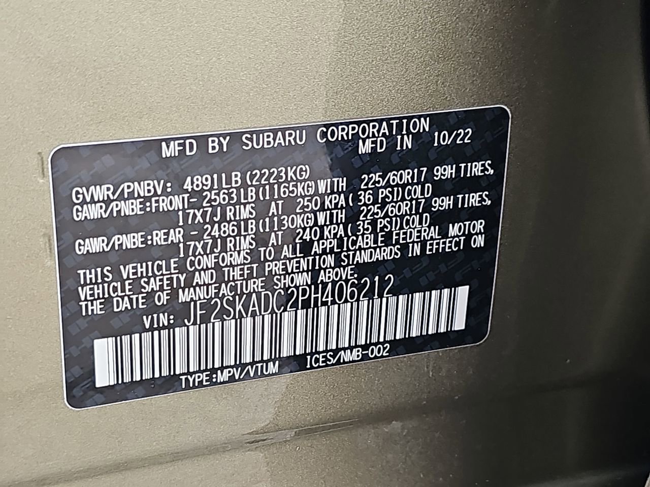 Certified 2023 Subaru Forester Premium image 42